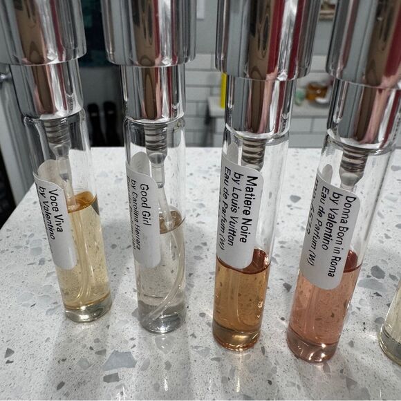 Designer Perfume Discovery Bndl –Louis Vuitton, Valentino, Carolina Herrera, MFK - Picture 4 of 7